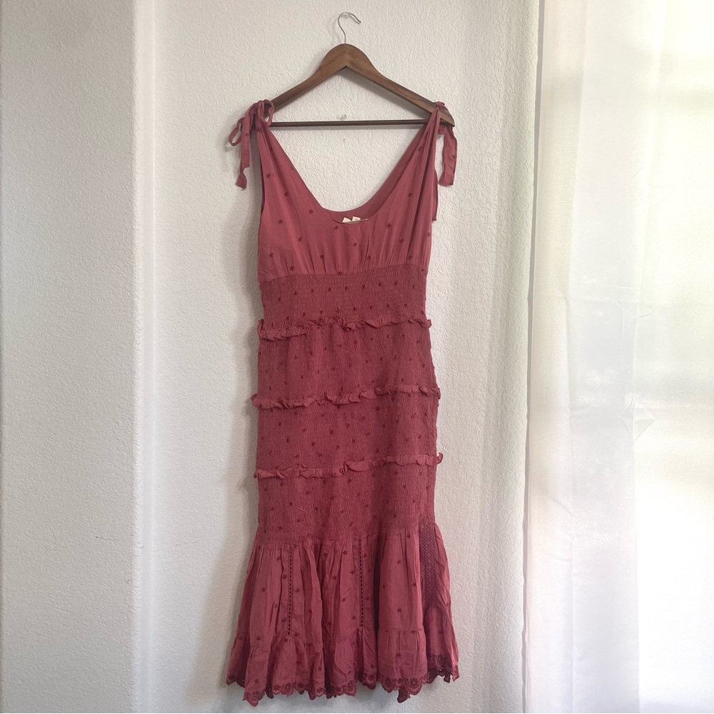 Anthropologie Rose Midi Dress - Picture 4 of 10